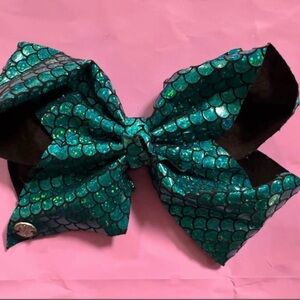 Mermaid Scale Hair 4 Large Bows